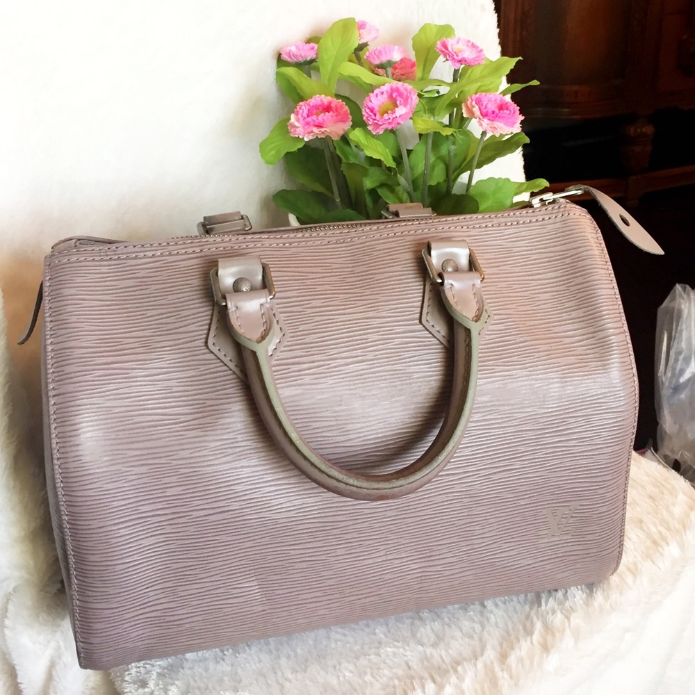 Louis Vuitton lilac epi Speedy Rare